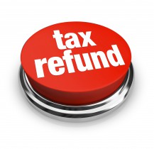 Tax Refund - Red Button