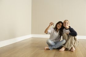 Female Friends Moving Into New Home