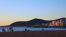 Gran Canaria beach evening