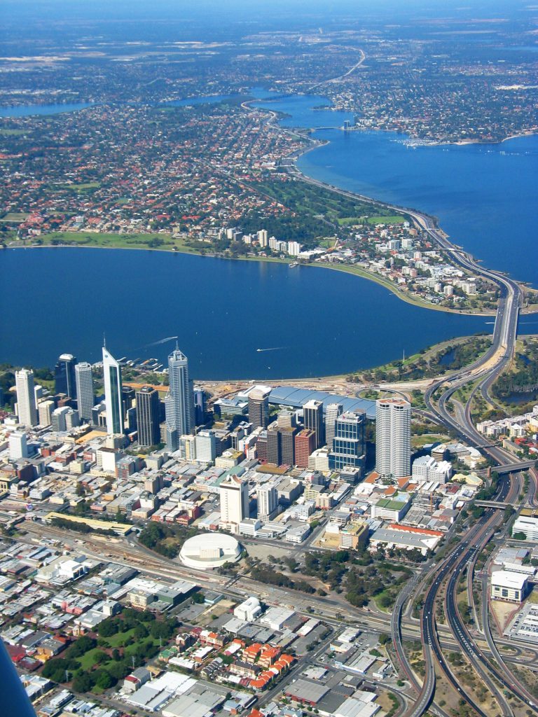 Perth City Aerial View 2