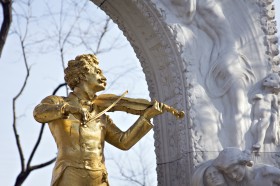 Johann Strauss Statue in Vienna