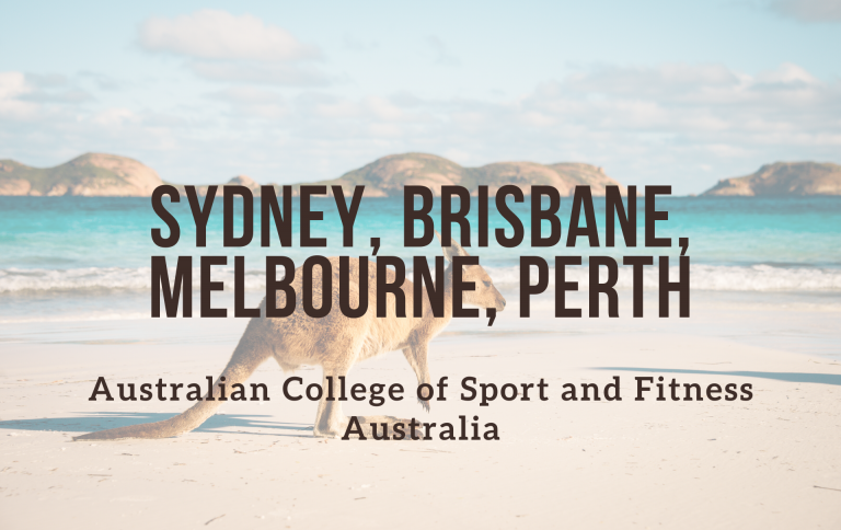 Australian College of Sport and Fitness - Sydney, Brisbane, Melbourne, Perth